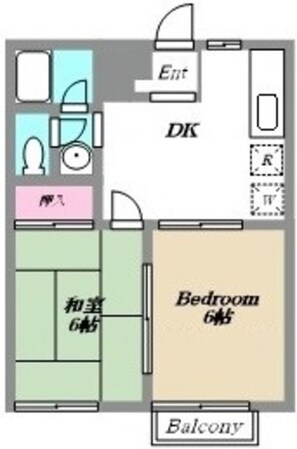 コート城山の物件間取画像